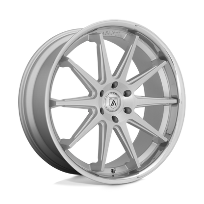 Emperor Wheel Brushed Silver Asanti