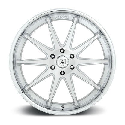 Emperor Wheel Brushed Silver Asanti