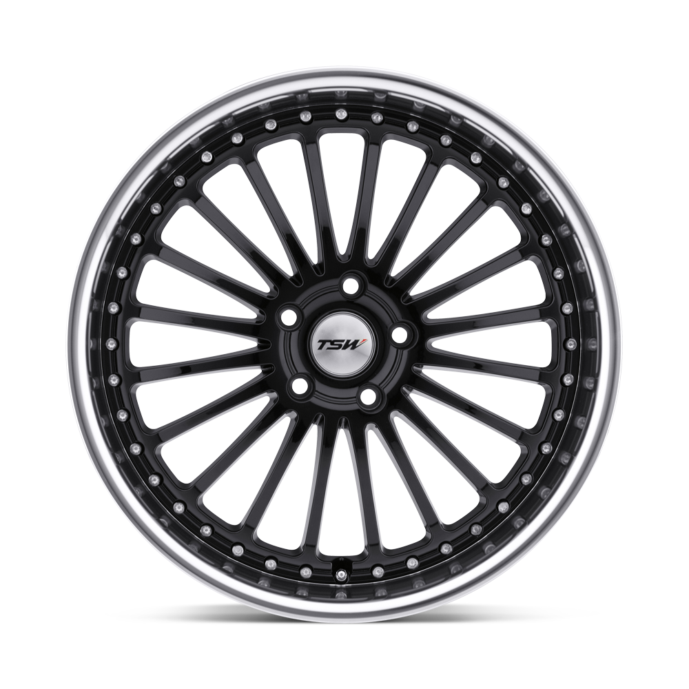 Silverstone Wheel Gloss Black/Mirror Cut Lip TSW