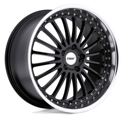 Silverstone Wheel Gloss Black/Mirror Cut Lip TSW