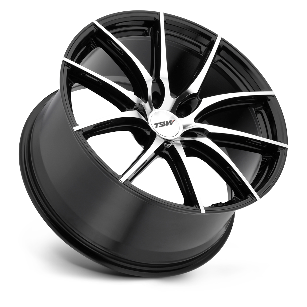 Sprint Wheel Gloss Bllack/Mirror Cut Face TSW