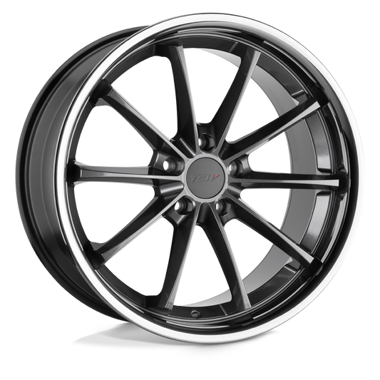 Sweep Wheel Gloss Gunmetal/Stainless Lip TSW