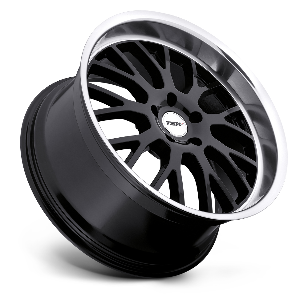 Tremblant Wheel Gloss Black/Mirror Cut Lip TSW