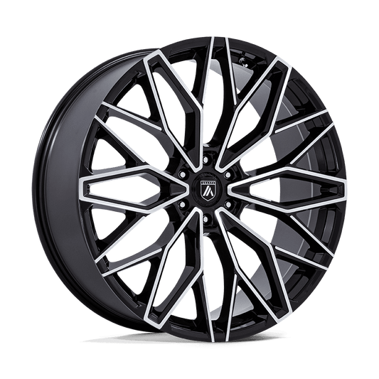 Mogul 6 Wheel Gloss Black/Machined Asanti