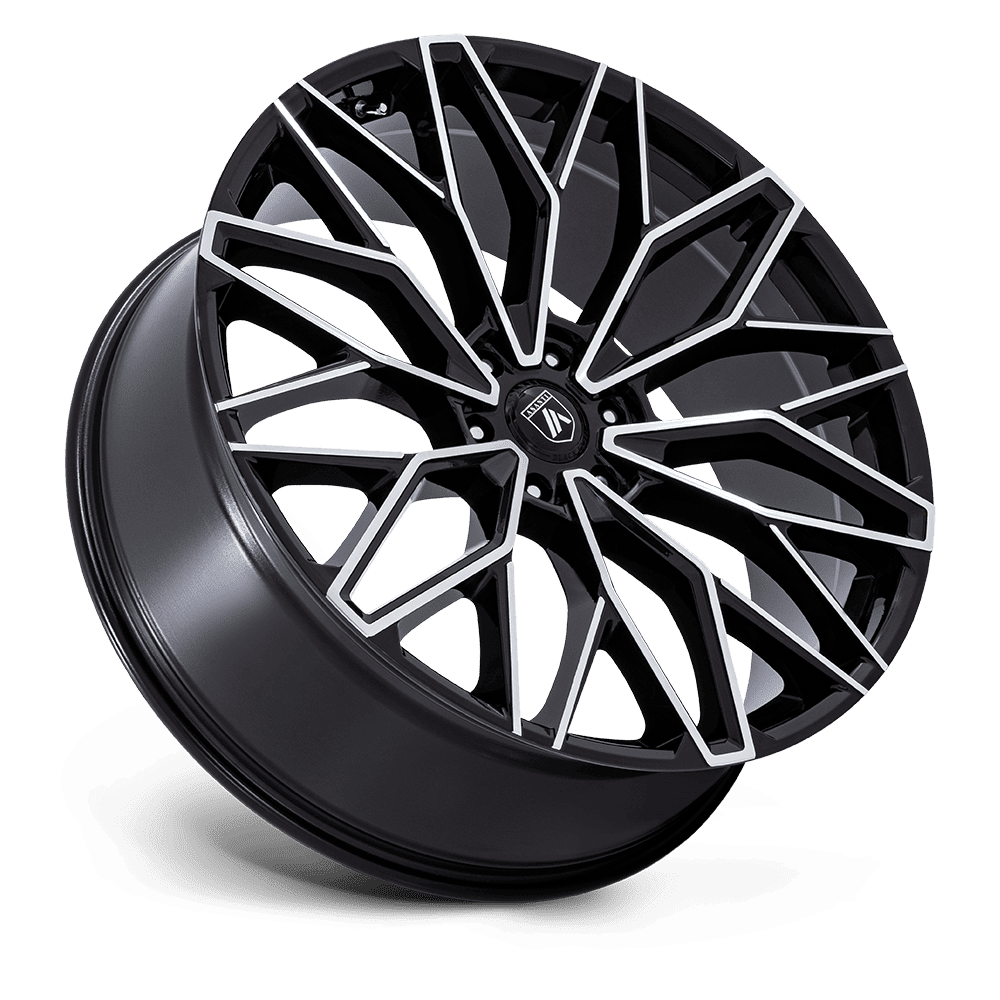 Mogul 6 Wheel (Gloss Black/Machined)