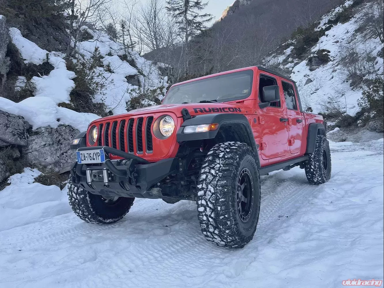 Jeep Gladiator / Wrangler D14 Wheel Set Matte Black VR Forged