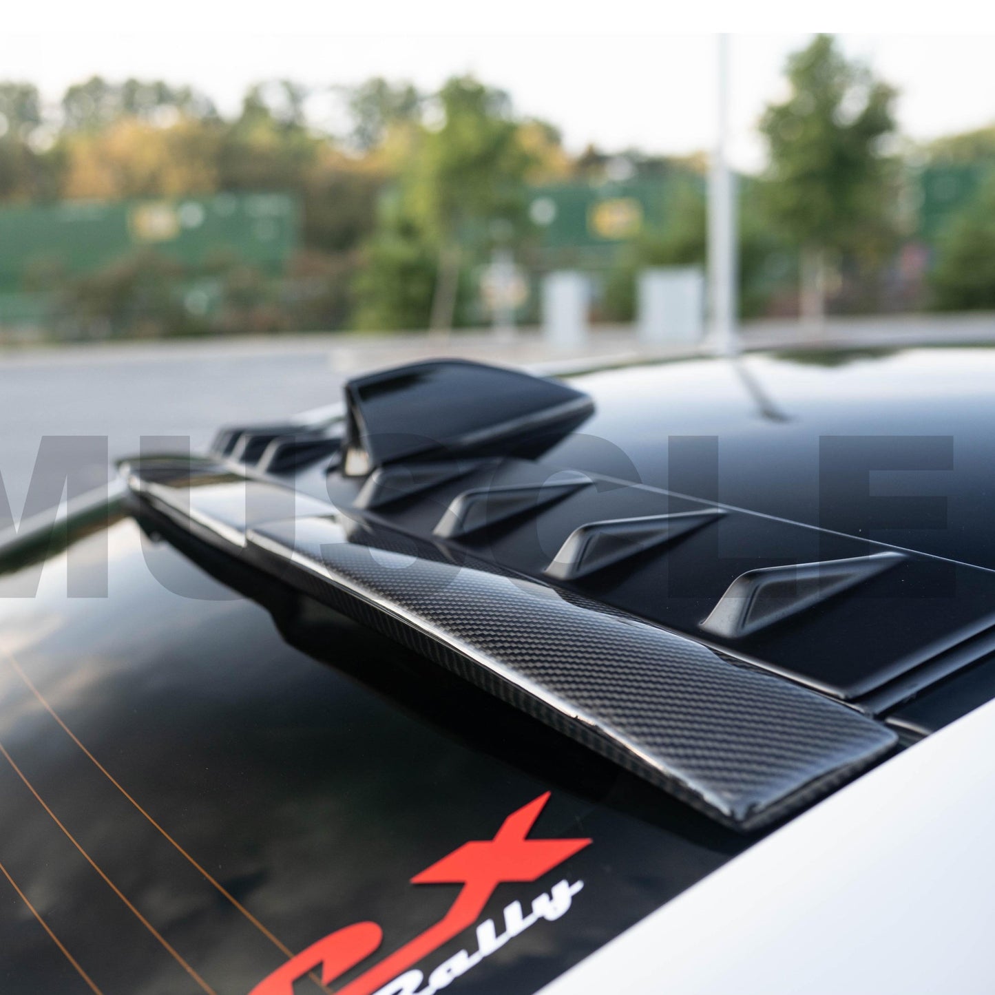 Subaru WRX STI 2015-2021 Carbon Fiber Roof Spoiler V2 JDMuscle