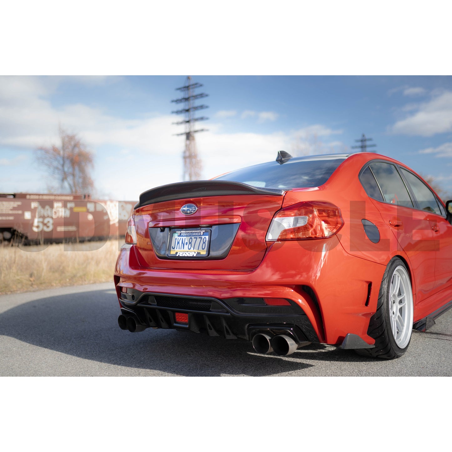 Subaru WRX STI (2015-2021) Carbon Fiber Trunk Duck Bill V3