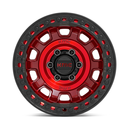 Tank Beadlock Wheel (Candy Red)