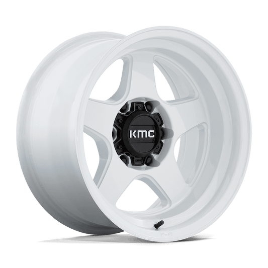 Lobo Wheel Gloss White KMC