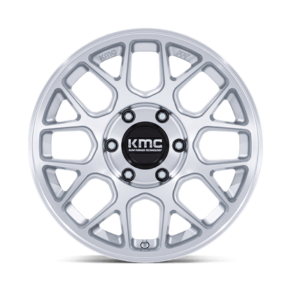 Hatchet Wheel Gloss Silver/Machined KMC