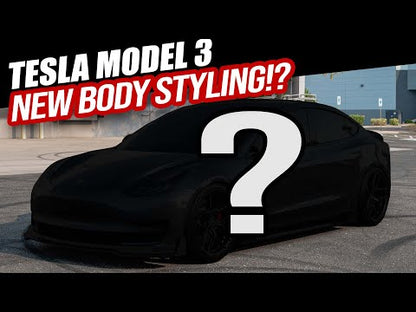 Tesla Model 3 Gloss Carbon Fiber Trunk Spoiler