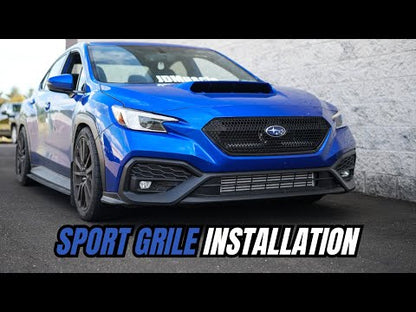 Subaru WRX (2022-2024) OEM Style Sport Grille with Integrated Emblem Mount