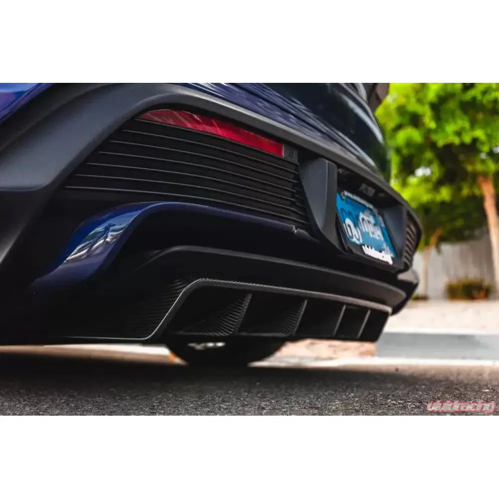 Porsche Taycan Turbo / Turbo S Carbon Fiber Rear Diffuser VR Aero