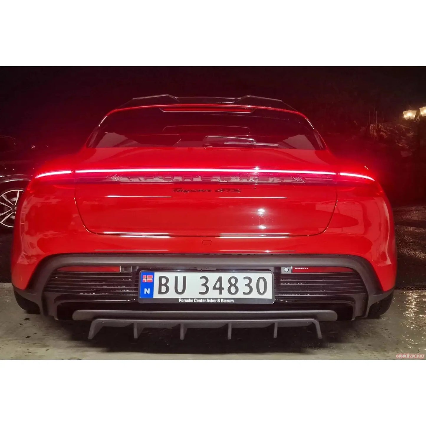 Porsche Taycan Turbo / Turbo S Carbon Fiber Rear Diffuser VR Aero