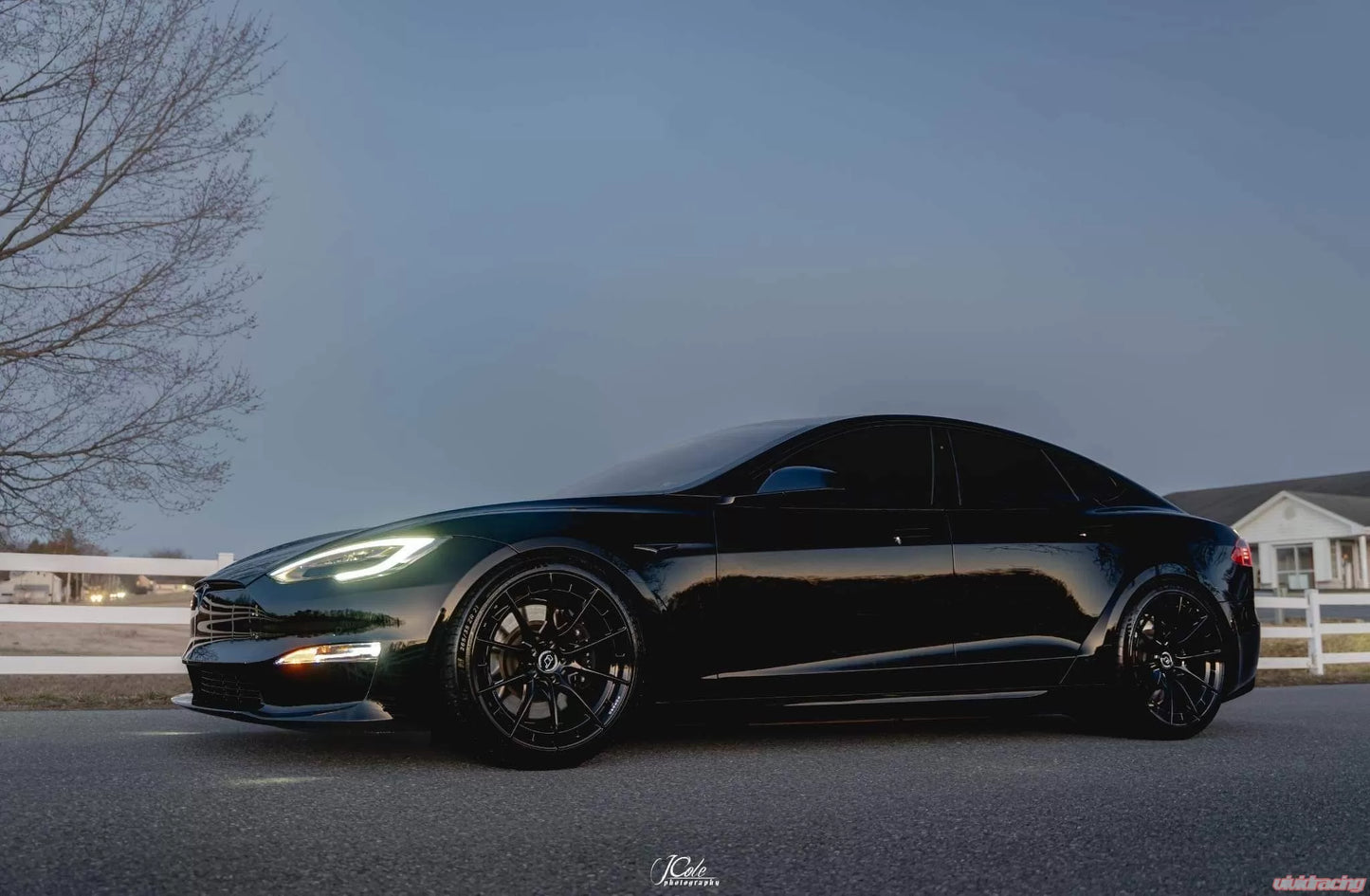 Tesla Model S D03-R Wheel Package Gloss Black VR Forged