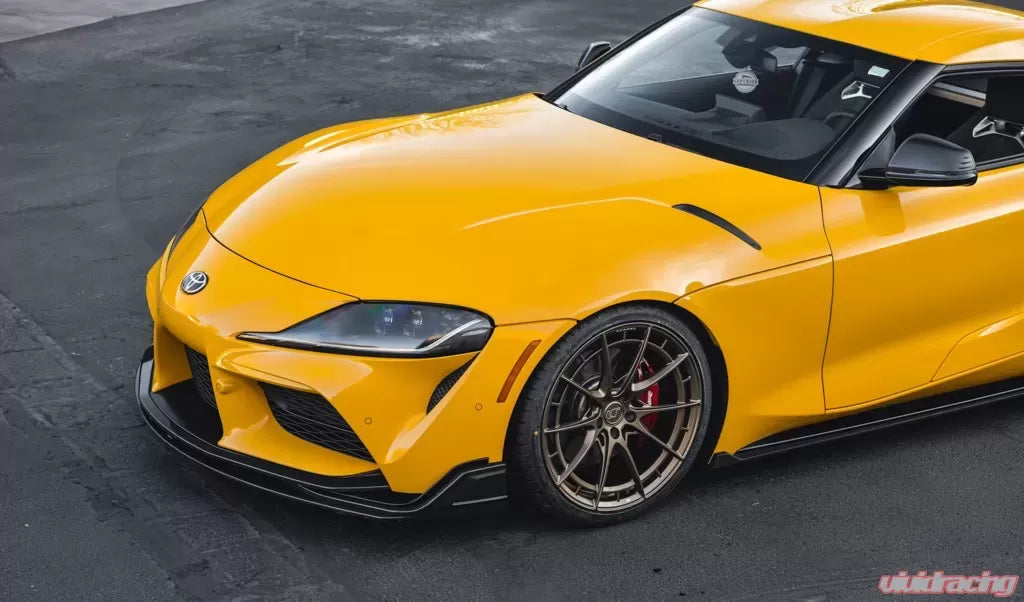 Toyota Supra A90 Carbon Fiber 4-Piece Front Lip VR Aero