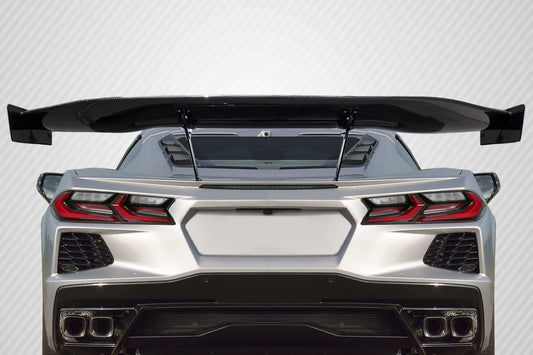 Chevrolet Corvette C8 Carbon Fiber Gran Veloce GT Rear Wing Spoiler Carbon Creations