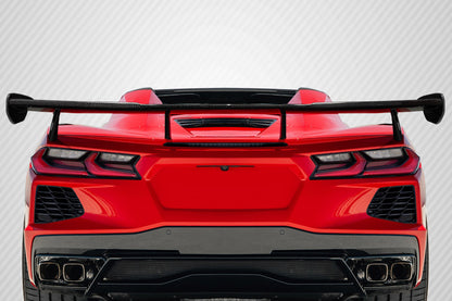 Chevrolet Corvette C8 Carbon Fiber High Wing Spoiler Carbon Creations